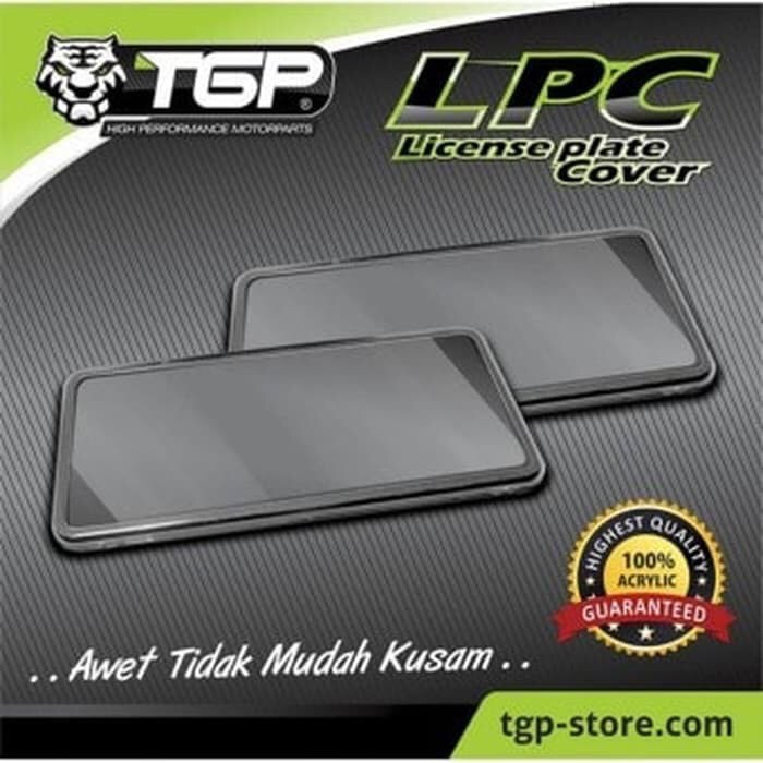 DUDUKAN / COVER / RUMAH PLAT NOMOR MOTOR CEMBUNG NEW MODEL MERK TGP