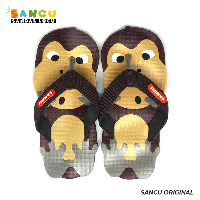 Sandal Anak Perempuan / Laki-laki George Monkey / Sancu Monyet