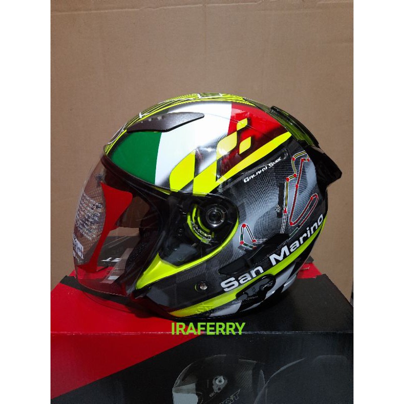 Helm Kyt Galaxy Slide SAN MARINO Gp race circuit