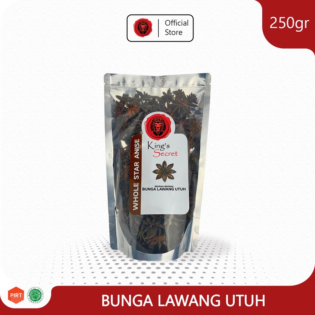 

Bunga Lawang Utuh | Whole Star Anise 250gr - King's Secret