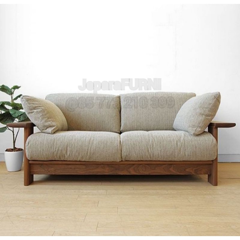 Promo Sofa Minimalis 3 seater kayu jati jepara
