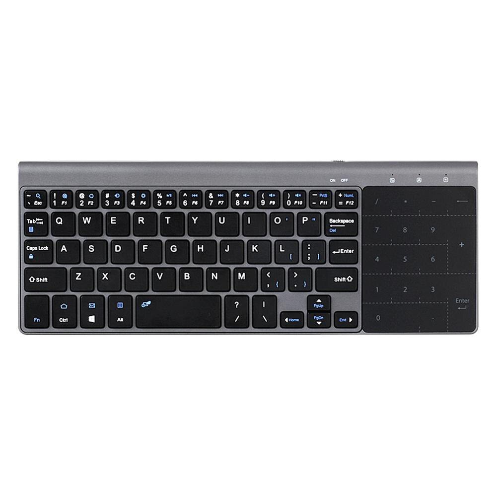 Keyboard Wireless Mini with Trackpad and Numeric Pad 3in1 Function