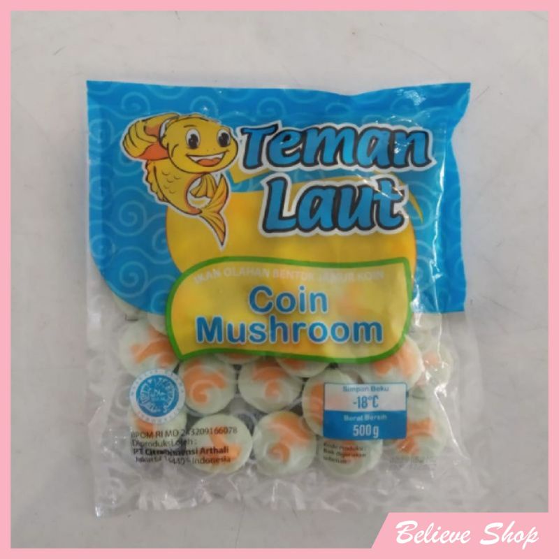 

Coin Mushroom Teman Laut 500 gr