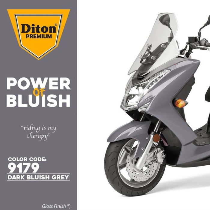 DITON PREMIUM Cat Semprot Metallic & Pearl- Dark Bluish Grey 9179