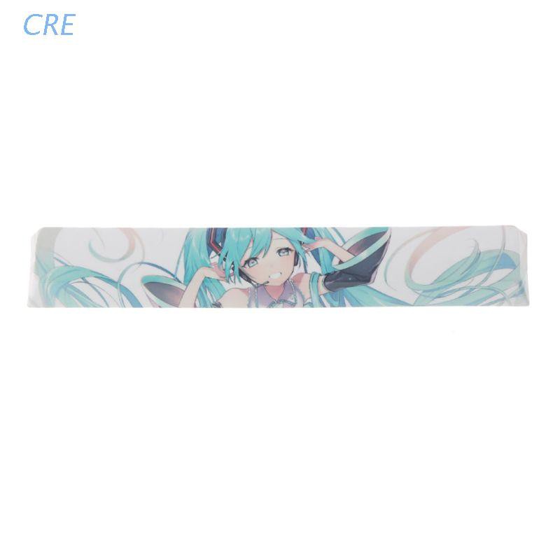 CRE  Replace SpaceBar Keycap PBT Five Sides Dye-Subbed Spacebar 6.25U Cherry Profile Space Bar Keycap Keyboard Keycap