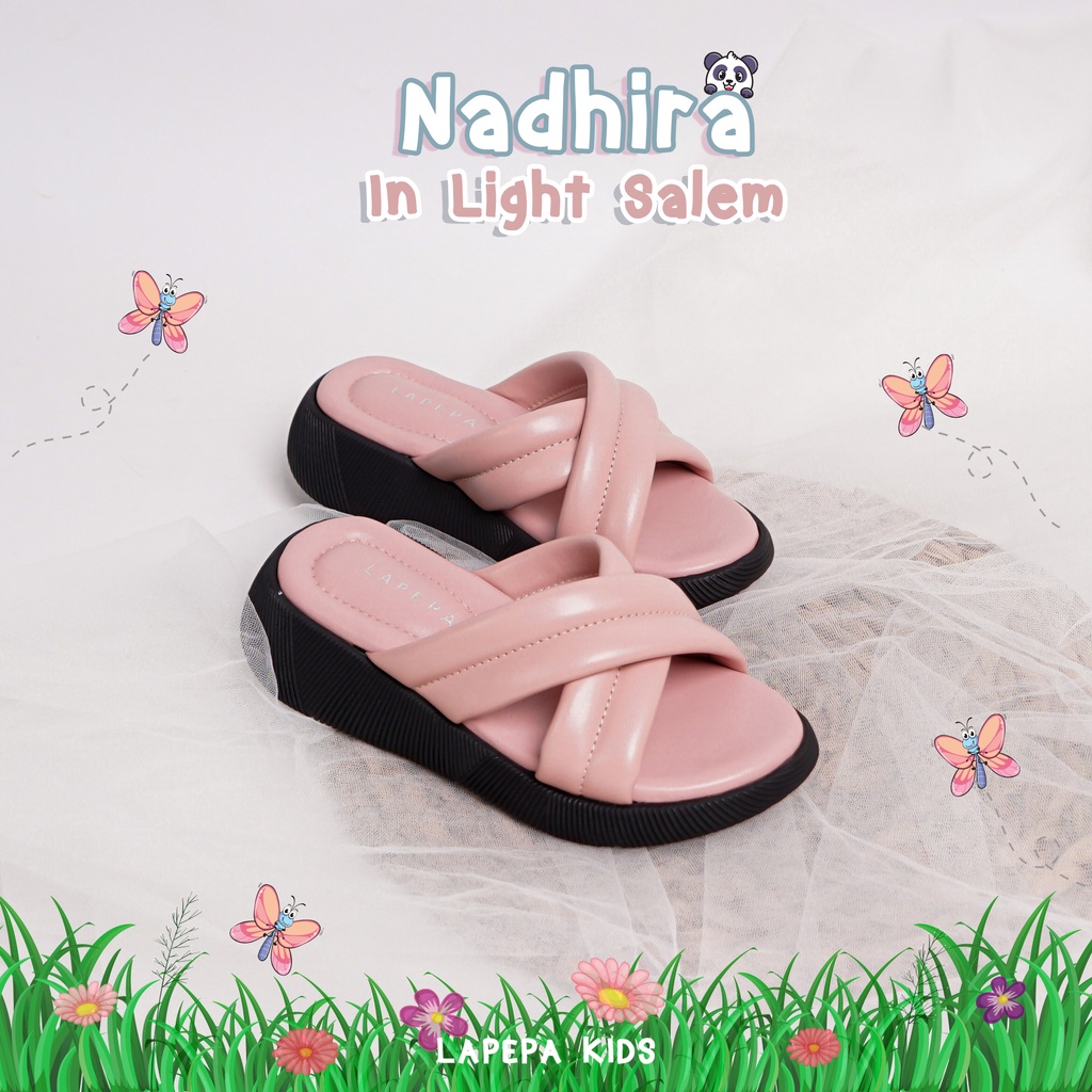 AVLINSTORE - tipe NADHIRA kids Sandal Platform Anak Perempuan Usia 2 sampai 10 Tahun Empuk Anti Selip