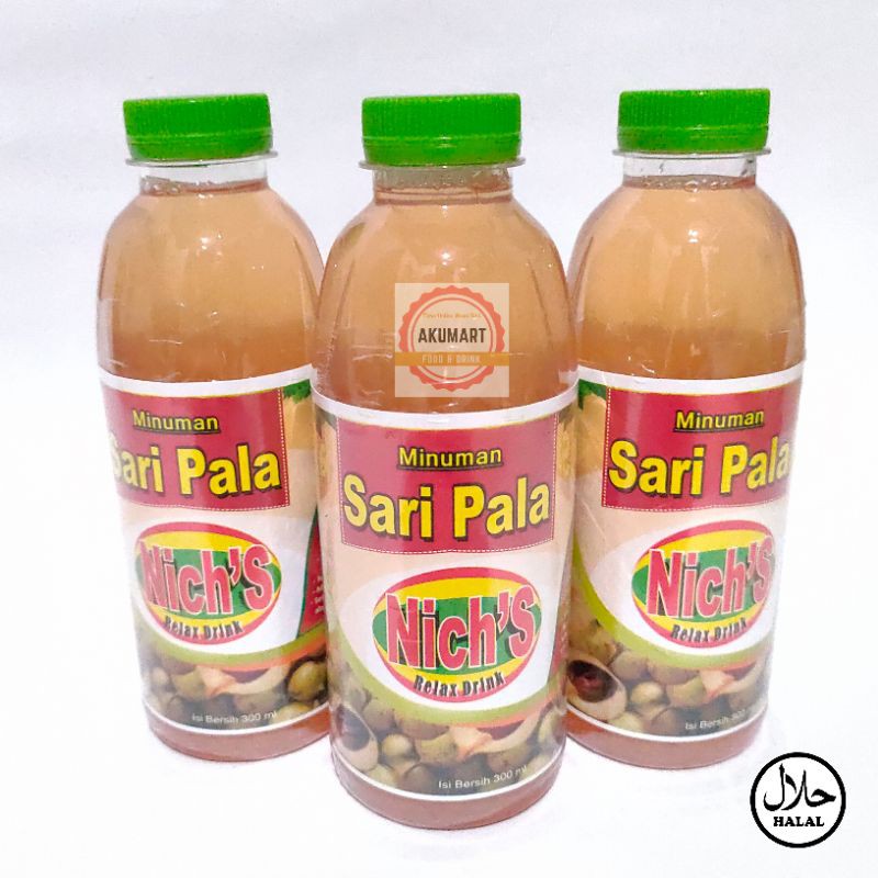 

Sari Buah Pala 300 ml Minuman Kesehatan Sari Pala Nichs