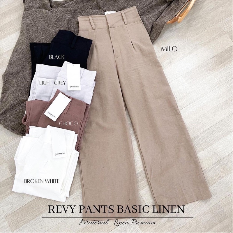 REVY PANTS BASIC LINEN 2295