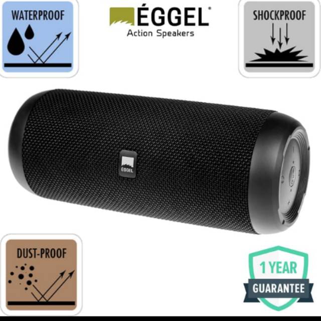 Speaker EGGEL ELITE 3 WATERPROOF Action Portable Blutooth Original EGGEL