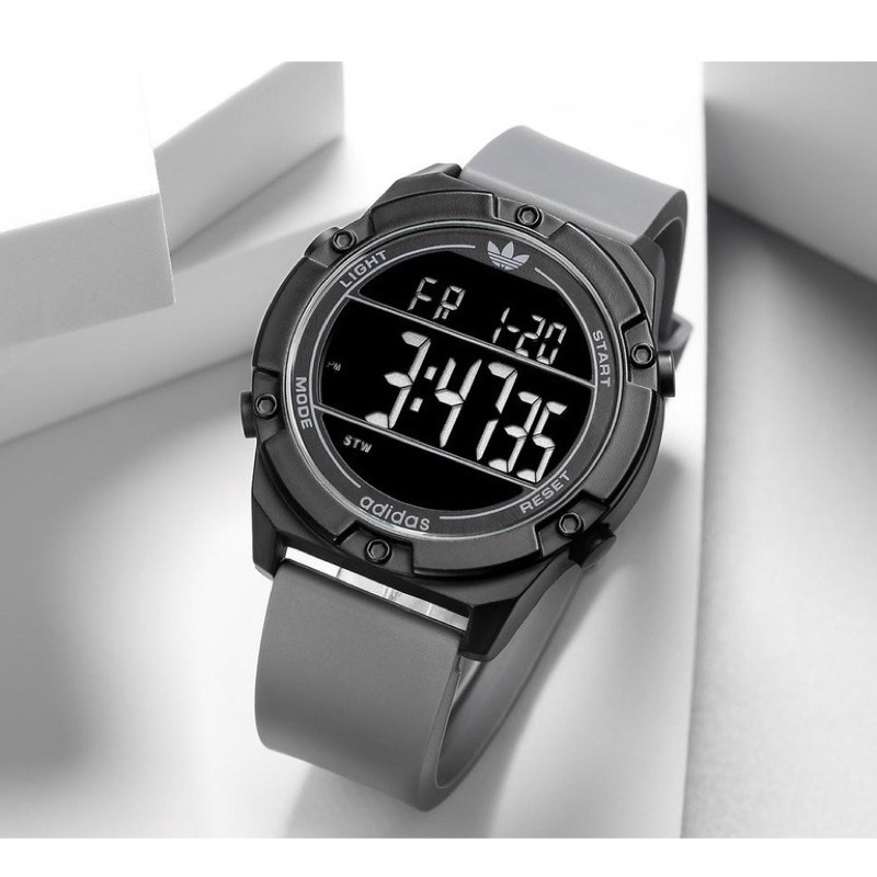 [COD] JAM TANGAN PRIA WANITA SPORT ADIDAS STRAP RUBBER ANTI AIR