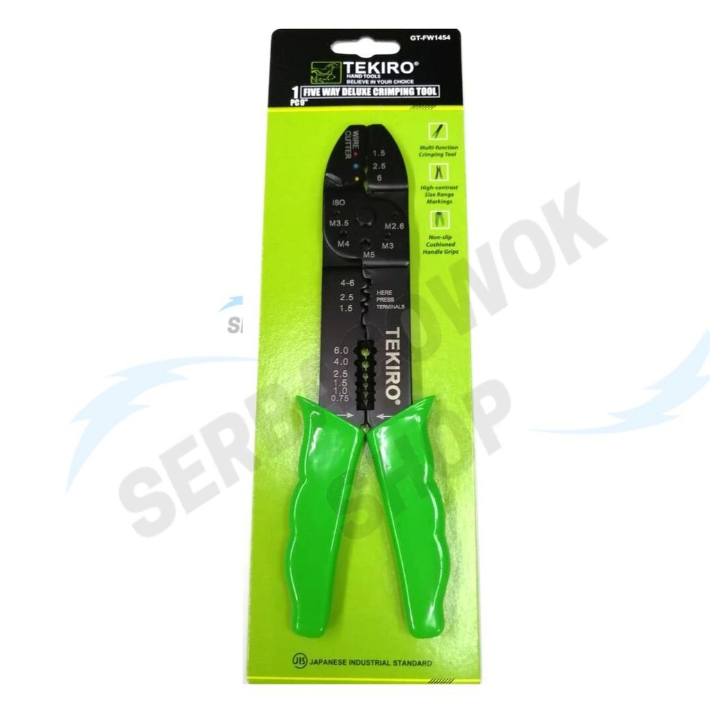 Tekiro Tang Crimping 9 Inch Kupas Kabel Pres Skun Termurah Berkualitas