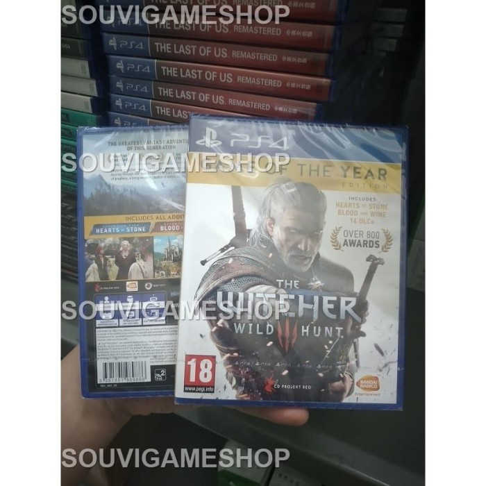 PALING MURAH  PS4 THE WITCHER 3 WILD HUNT GOTY CD GAME BD ENG
