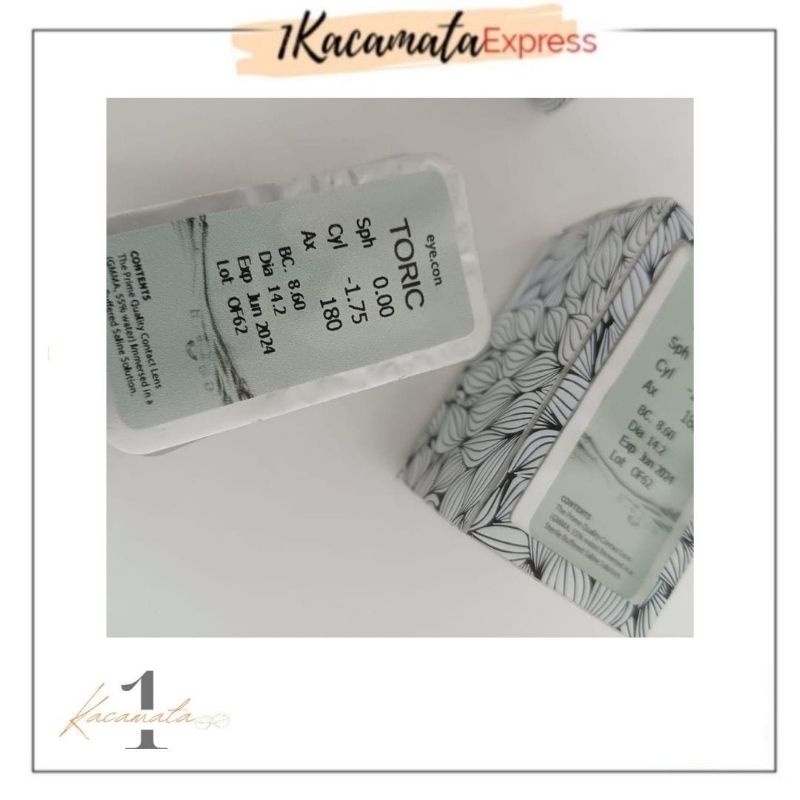 SOFTLENS SILINDER BENING BULANAN EYECON TORIC SILINDER DISPOSABLE