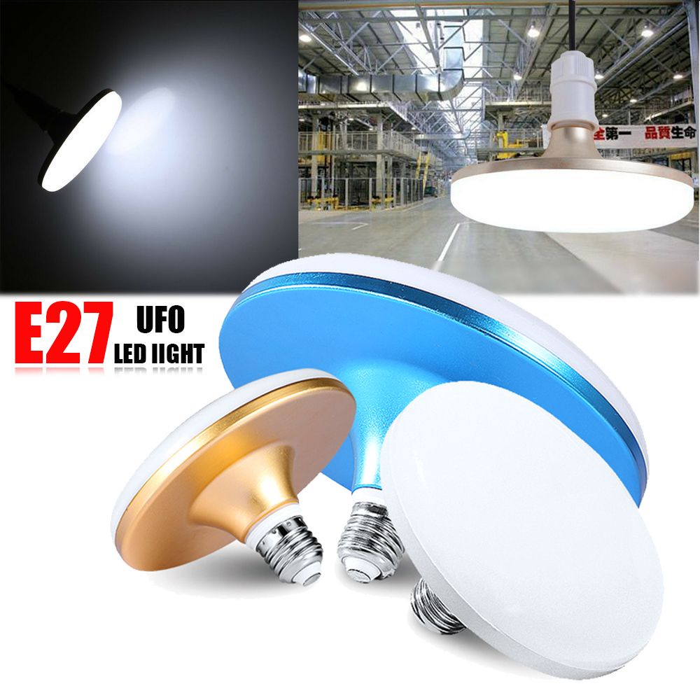 SUYOU New LED Light White Energy Saving UFO Bulb 220V 12W-65W Super Bright Home Warehouse E27/Multicolor