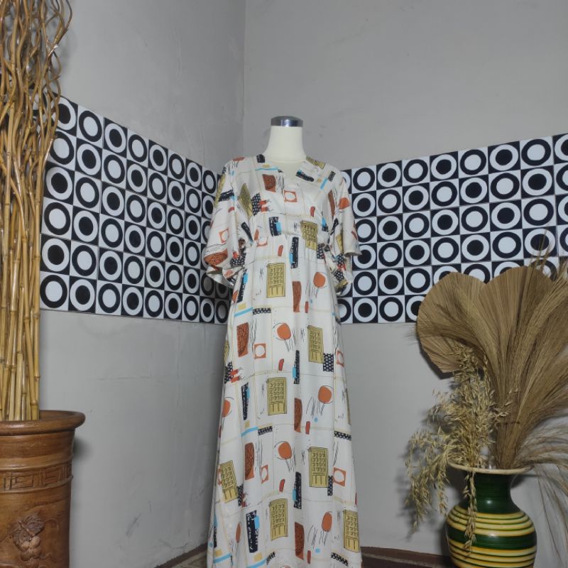 BESTSELLER DASTER KIMONO LENGAN LONCENG RAYON PREMIUM LD 120 PB 125 BUSUI FRIENDLY-Motif 37