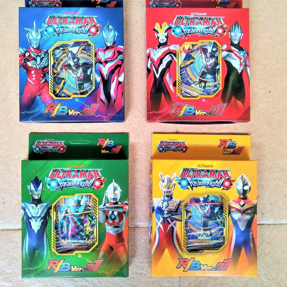 [PRODUK F9VYC] KARTU ULTRAMAN ISI 20 NEW VERSI 4 RB VER 01 Fusion Fight Card HOT RARE ITEM F8Z