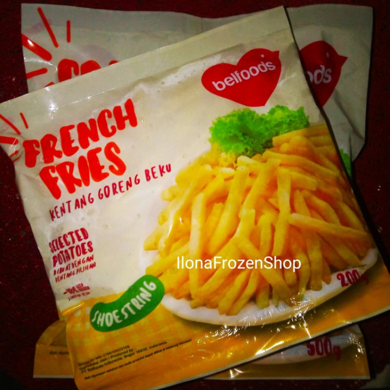 

Kentang Goreng French Fries Shoestring Belfoods 200 / 500 gr