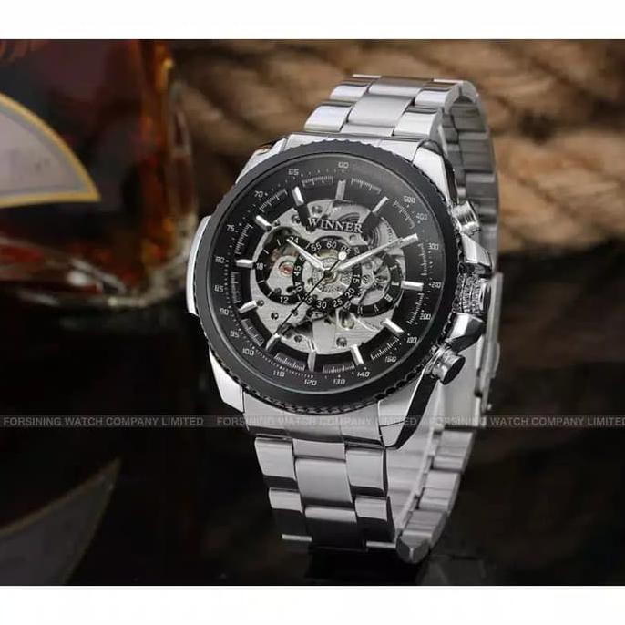 Diskon Jam Tangan Winner Mesin Mekanik Tanpa Baterai Strap Stainles Tahan Air Ayo Beli