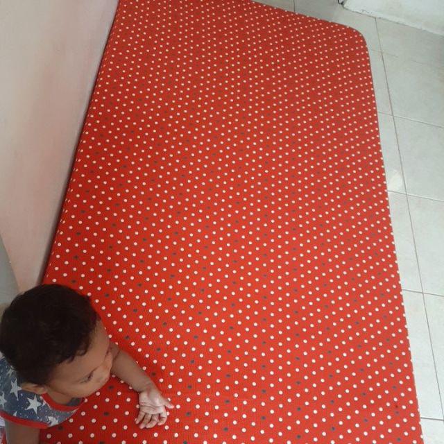 Promo...sprei Resleting Motif Single Sz 90 X 200 Bahan Kaos