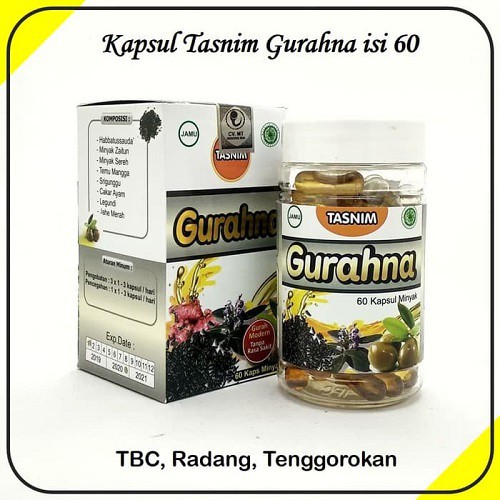 Kapsul Gurahna/Obat gurah 60 kpasul