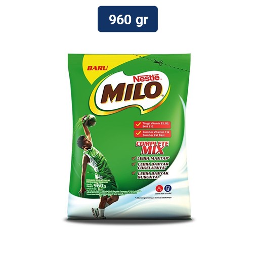 

Milo Susu Bubuk Complete Mix Npro 960 gr