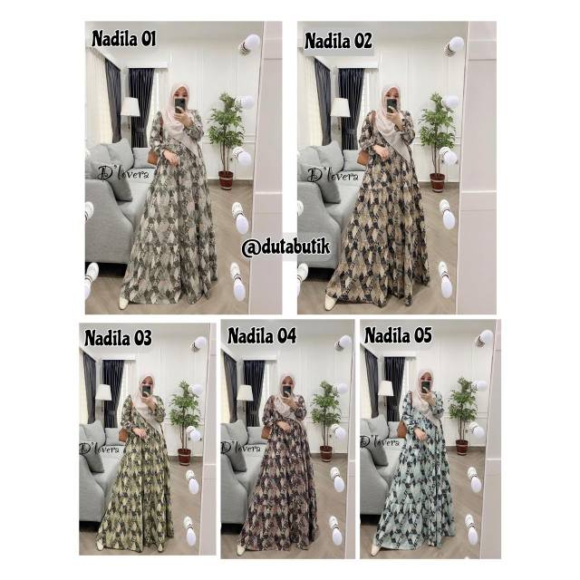 DLOVERA NADILA DRESS 100% ORI by DLOVERA