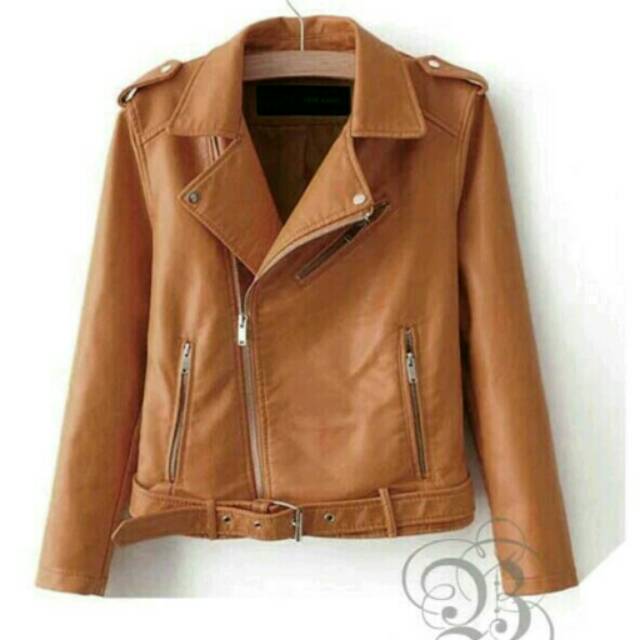 Jaket semi kulit cewek M133