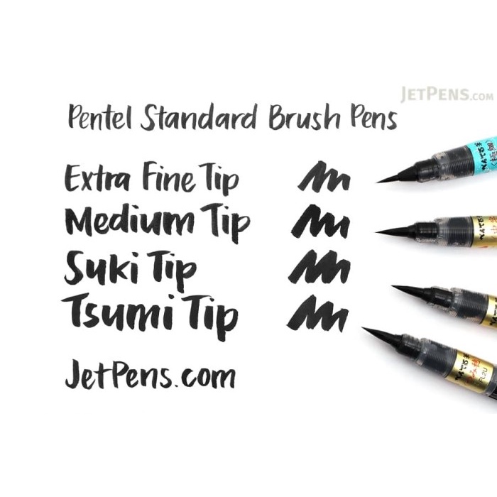 

kaligrafi-perlengkapan- id 20769 brush pen : pentel standard brush pen / 1 pc -perlengkapan-