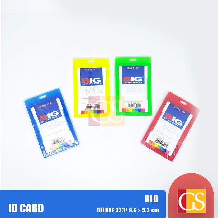 

Name Tag / ID Card Holder BIG Deluxe 333 Portrait Warna 1pcs