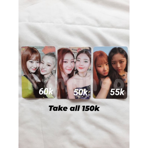 Photocard Pc Itzy Unit Yeji Lia Chaeryeong Yuna Not Shy