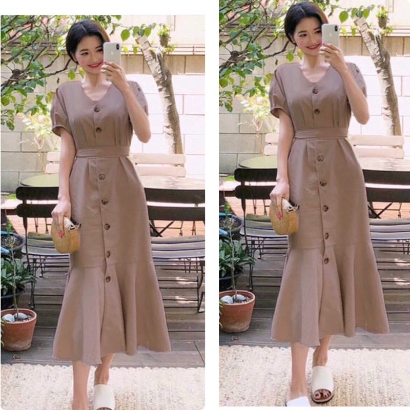 maxy wanita lengan pendek / maxy fashion wanita / maxy vneck / dress panjang / K01291