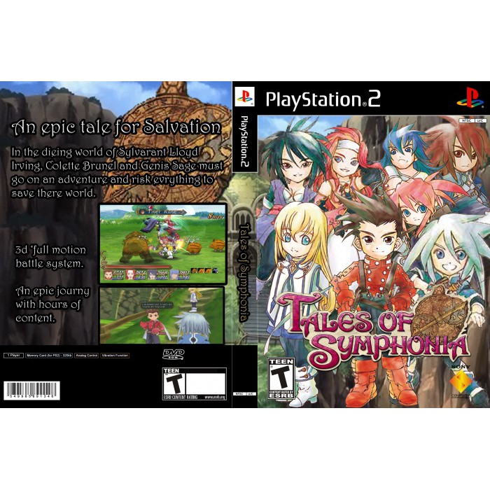 Kaset Ps2 Game Tales of sympohinia