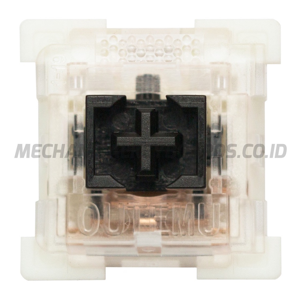 Outemu Low-Profile Dustproof Black SMD RGB Switch (Linear - Plate Mount)