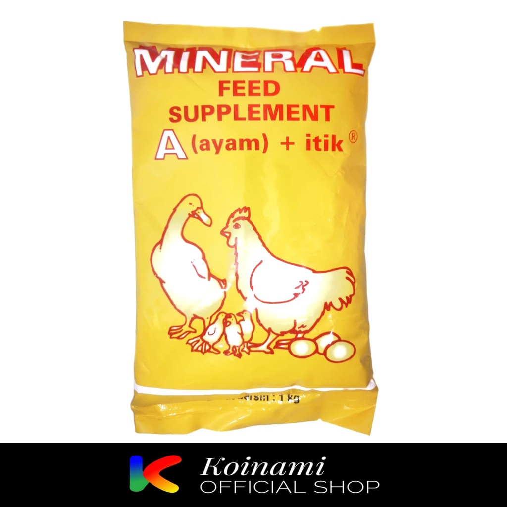 MINERAL FEED SUPPLEMENT AYAM ITIK 1kg / VITAMIN AYAM / VITAMIN ITIK / MEDION