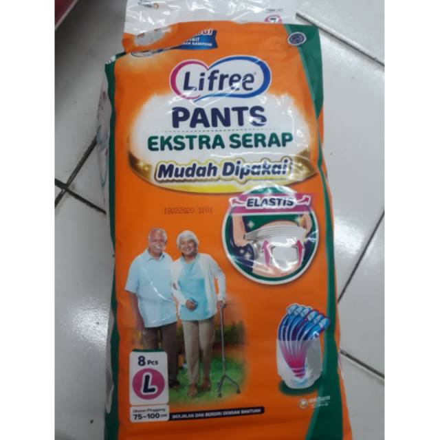 LIFREE PANTS EXTRA SERAP L8 - POPOK DEWASA