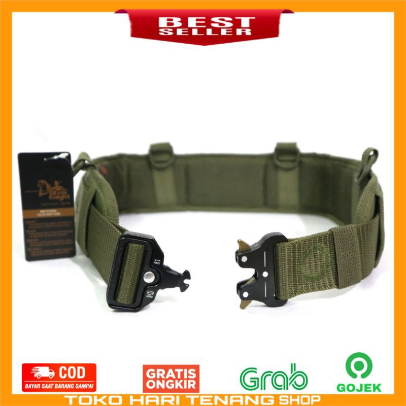 WARBELT / GESPER COBRA NILON / PAKET WARBELT HIJAU