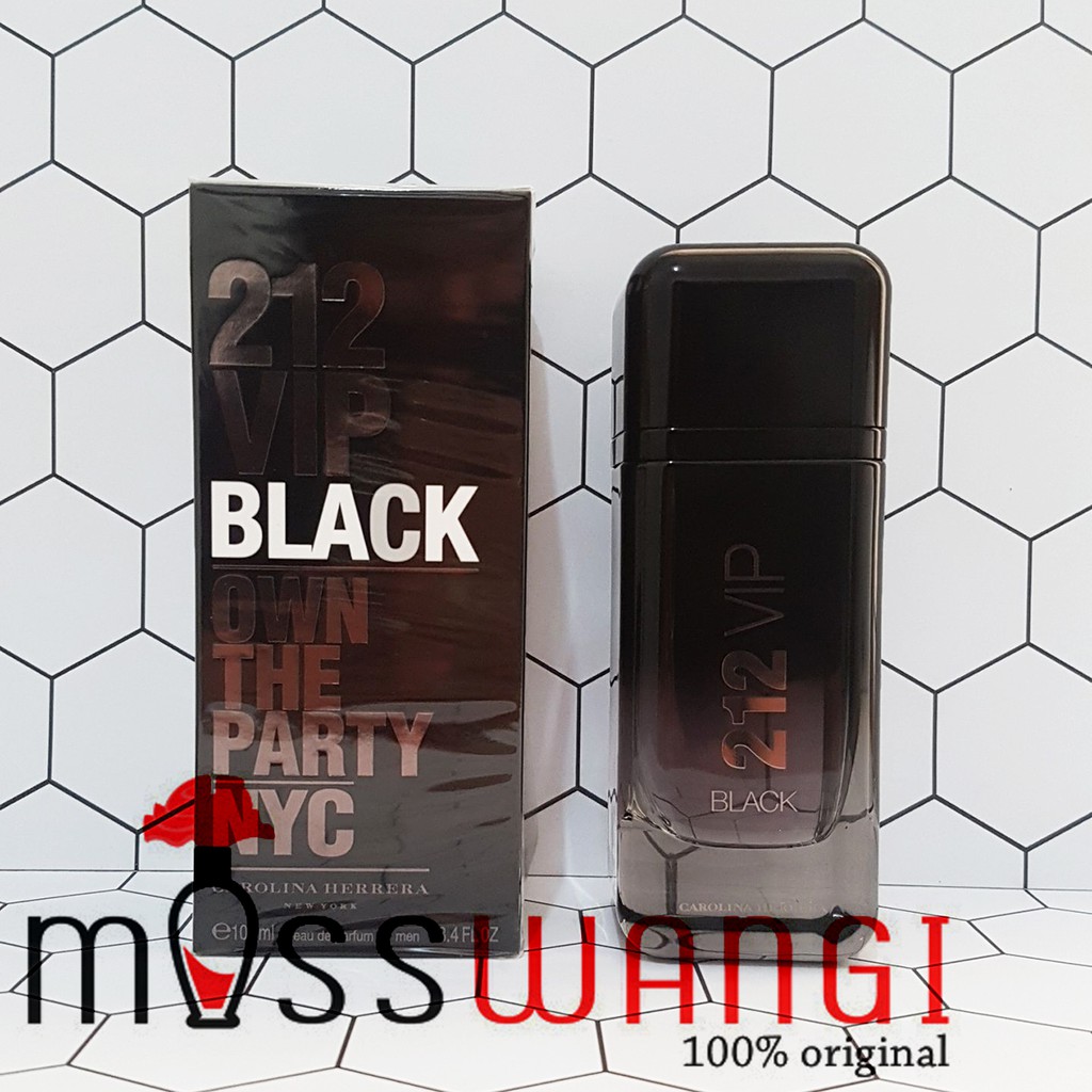 Carolina Herrera 212 VIP Black For Men Parfum Pria Original