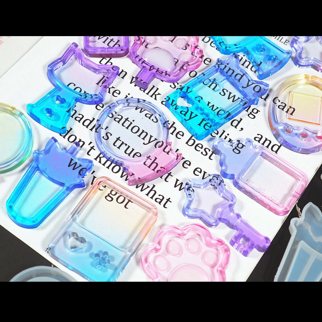 Cetakan Kristal Epoxy Resin Bahan Silikon Untuk Membuat Perhiasan Handmade DIY