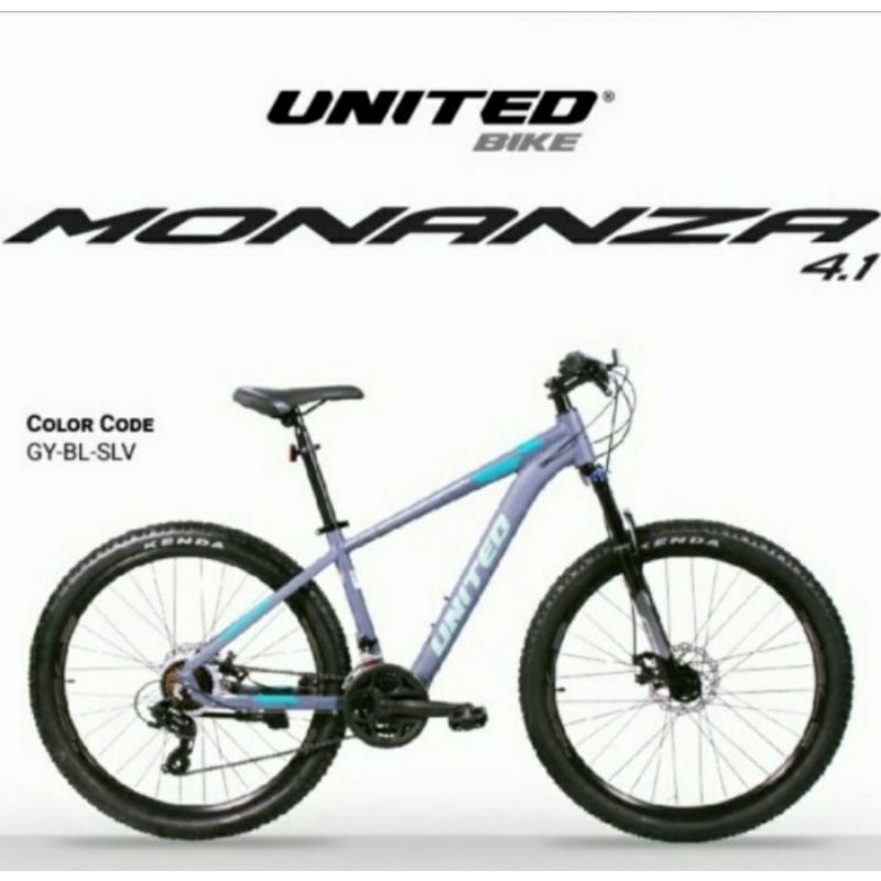 sepeda MTB UNITED 27,5 Mountain bike monanza 4.1