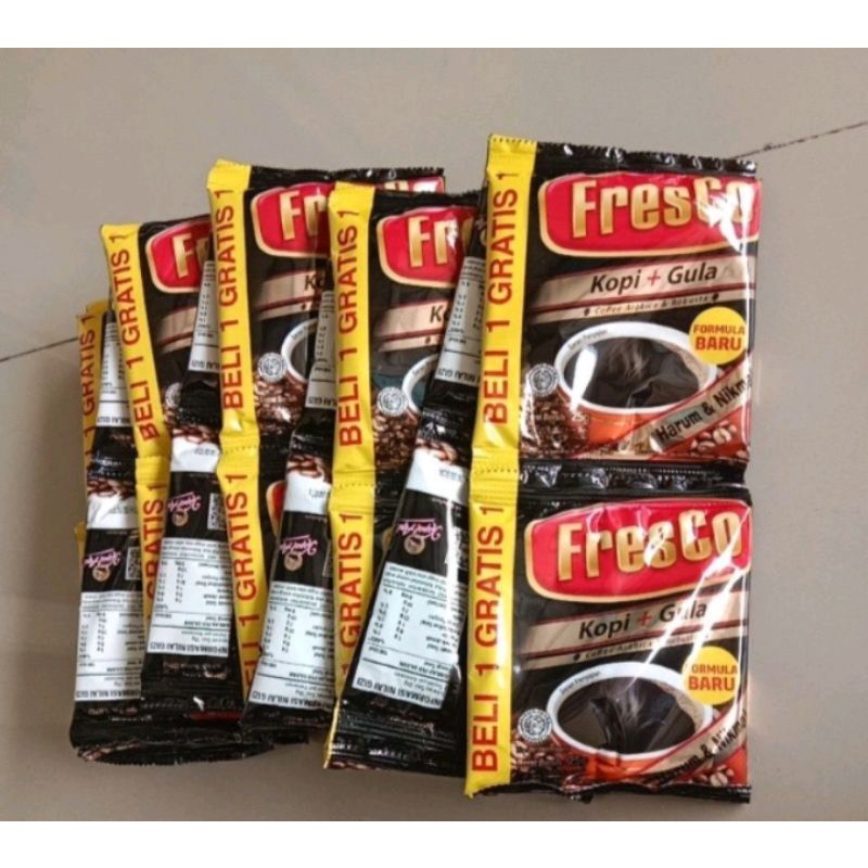 

Fresco Kopi Gula 25gr || 1 Renceng isi 20 pcs