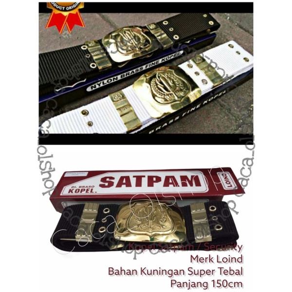 SABUK KOPEL PDH PDL SATPAM SECURITY KUALITAS TEBAL BRASO