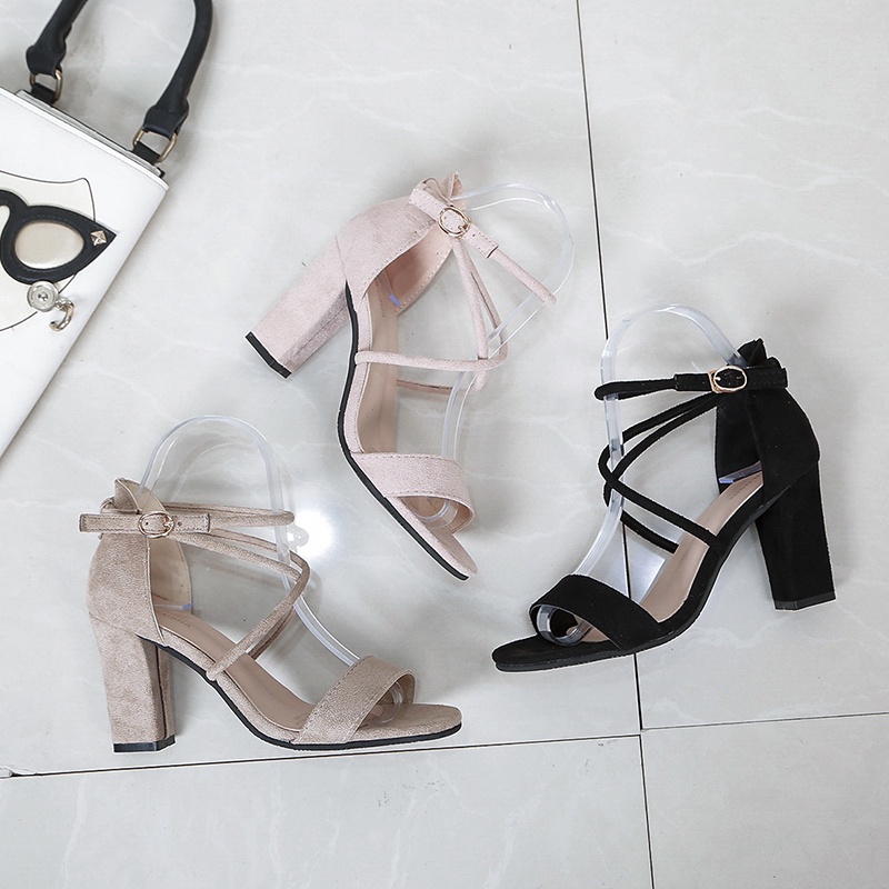 aid 0230, sepatu heels wanita impor fashion sandal hak tinggi wanita terkiniian cantik terpopular