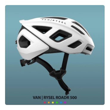 Helm Sepeda Road Cycling - VAN RYSEL - Putih