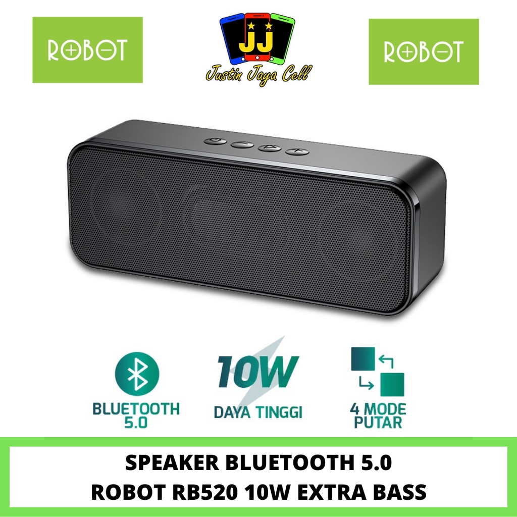SPEAKER BLUETOOTH ROBOT RB520 10 WATT BASS ORIGINAL