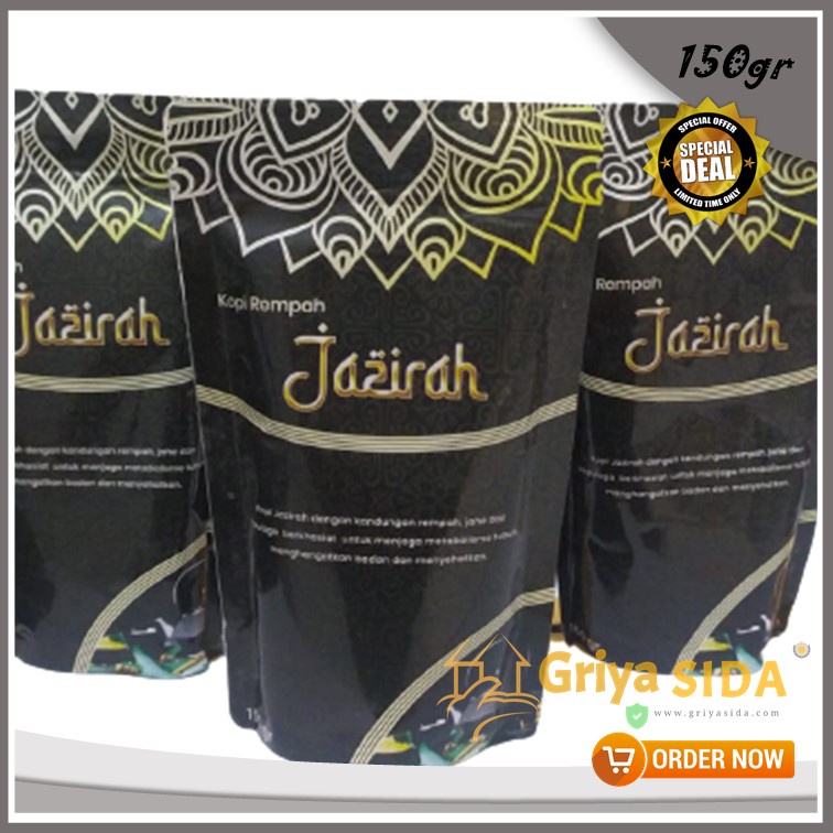 Kopi Arab Kopi Rempah Jazirah 150gr khas Arab Premium Quality Harga PROMO!!