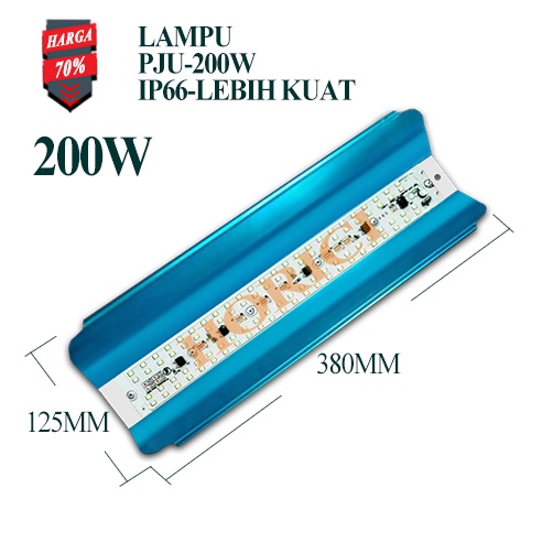 LAMPU JALAN 100W 200W PANJANG / PJU LED SUNLAMP SOROT OUTDOOR