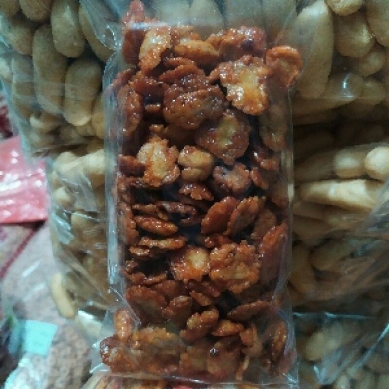 

EMPING BELINJO PEDAS MANIS 200 GR KERIPIK EMPING CAMILAN EMPING BELINJO