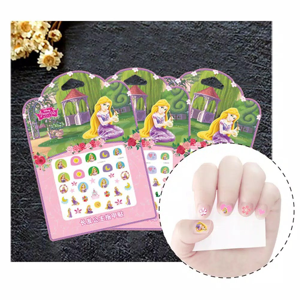 LRC Nail Art 3D Sticker Kuku Anak Princess series SK4400