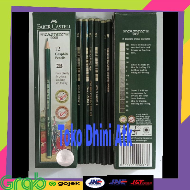 

Pensil Kayu Faber Castell 9000-2B