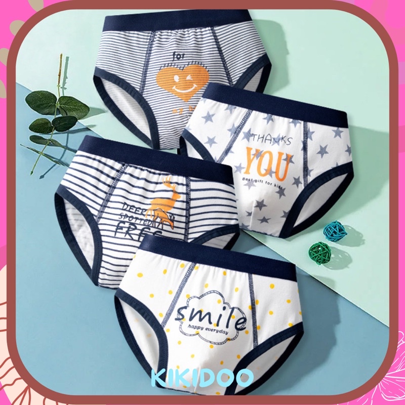 Kikidoo Brief Celana Dalam Katun Anak Cowok Import Premium NT014 BAL50